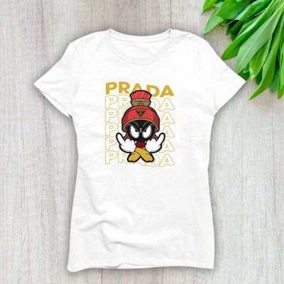 Marvin The Martian Prada Lady T-Shirt Women Tee LTL8319