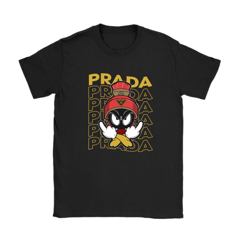 Marvin The Martian Prada Unisex T-Shirt Cotton Tee TAT8319