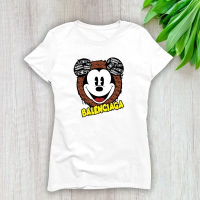 Mickey Mouse Balenciaga Lady T-Shirt Women Tee LTL7063