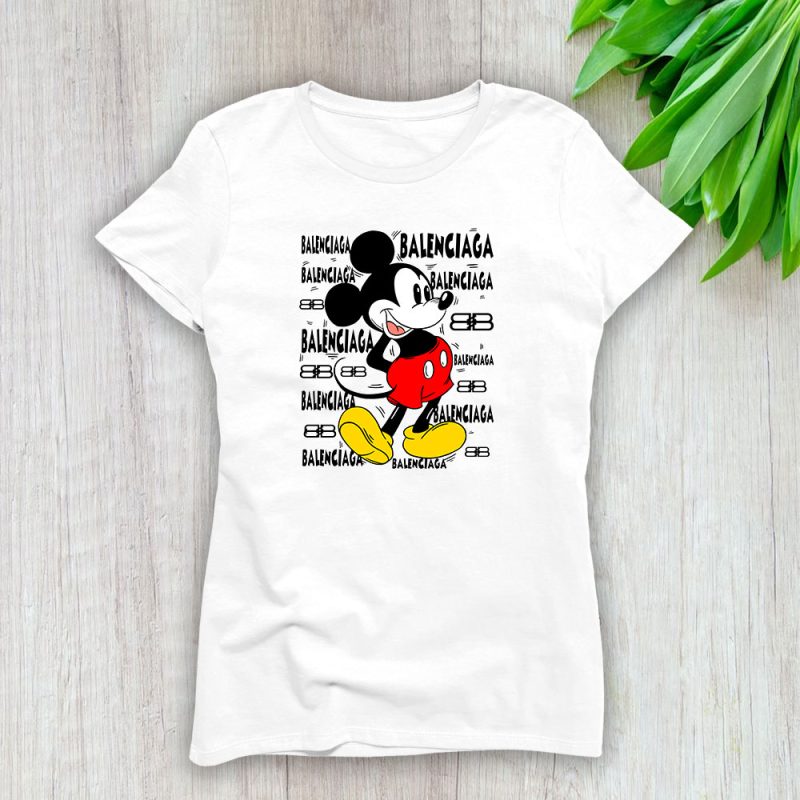 Mickey Mouse Balenciaga Lady T-Shirt Women Tee LTL7065