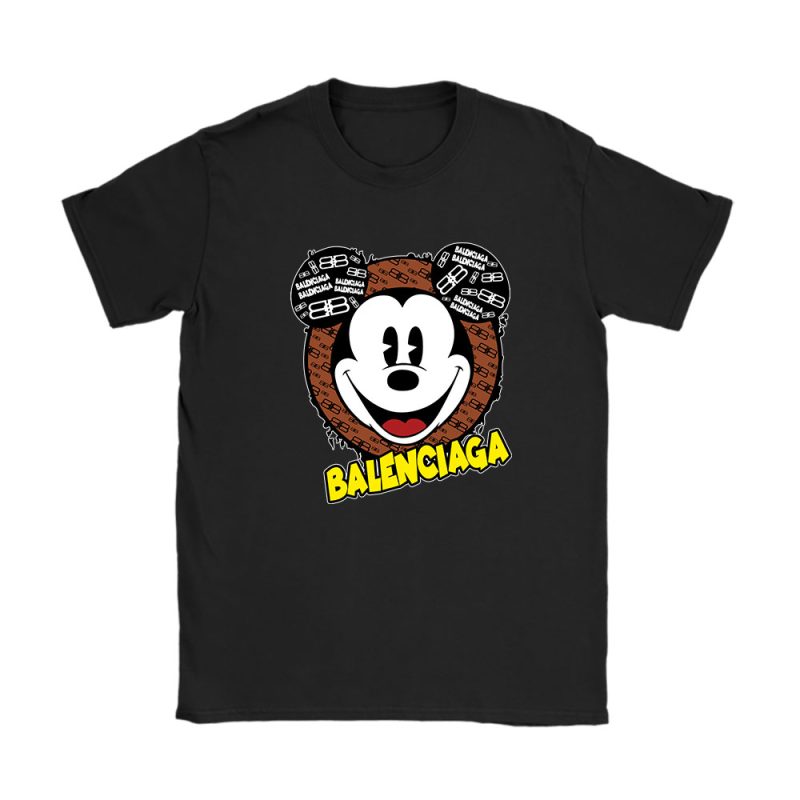 Mickey Mouse Balenciaga Unisex T-Shirt Cotton Tee TAT7063