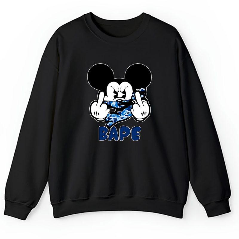 Mickey Mouse Bape Unisex Sweatshirt TAS7066