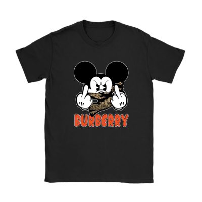 Mickey Mouse Burberry Unisex T-Shirt Cotton Tee TAT8230