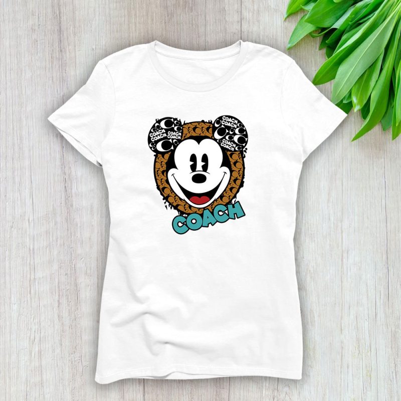 Mickey Mouse Coach Lady T-Shirt Women Tee LTL7067