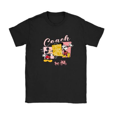 Mickey Mouse Coach Unisex T-Shirt Cotton Tee TAT7589