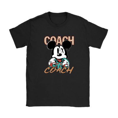 Mickey Mouse Coach Unisex T-Shirt Cotton Tee TAT8241