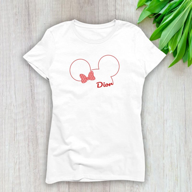 Mickey Mouse Dior Lady T-Shirt Women Tee LTL8284