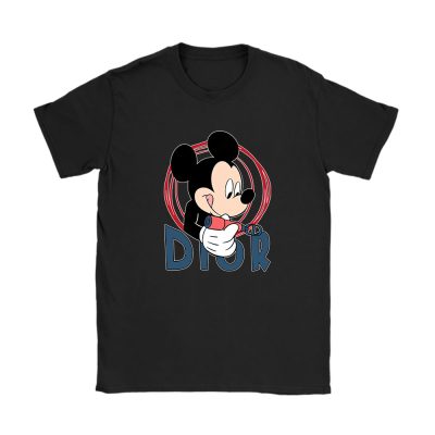 Mickey Mouse Dior Unisex T-Shirt Cotton Tee TAT8253