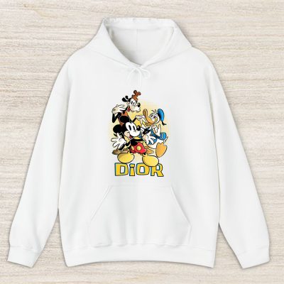 Mickey Mouse Donald Duck Goofy Dior Unisex Hoodie TAH8259