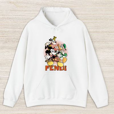 Mickey Mouse Donald Duck Goofy Fendi Unisex Hoodie TAH8260