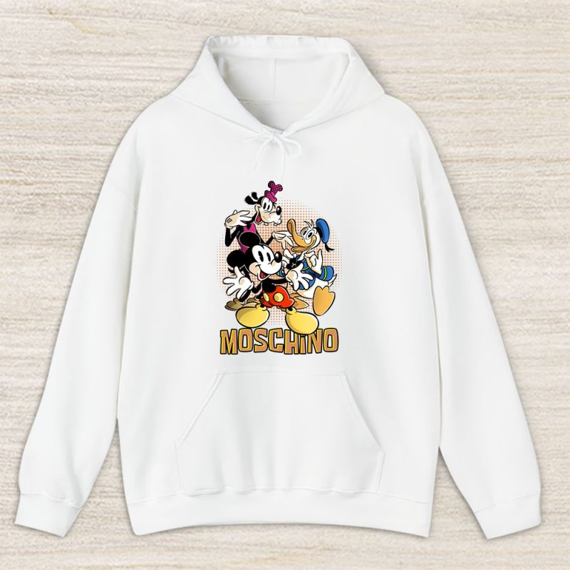 Mickey Mouse Donald Duck Goofy Moschino Unisex Hoodie TAH8263