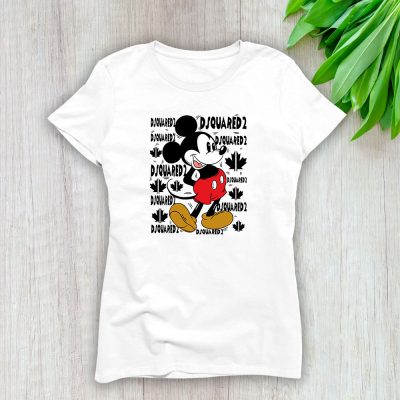 Mickey Mouse Dsquared2 Lady T-Shirt Women Tee LTL7070