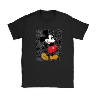 Mickey Mouse Dsquared2 Unisex T-Shirt Cotton Tee TAT7070