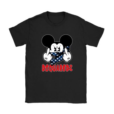 Mickey Mouse Dsquared2 Unisex T-Shirt Cotton Tee TAT7590