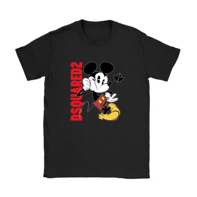Mickey Mouse Dsquared2 Unisex T-Shirt Cotton Tee TAT8251