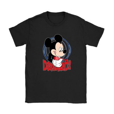 Mickey Mouse Dsquared2 Unisex T-Shirt Cotton Tee TAT8252