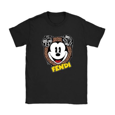 Mickey Mouse Fendi Unisex T-Shirt Cotton Tee TAT7073