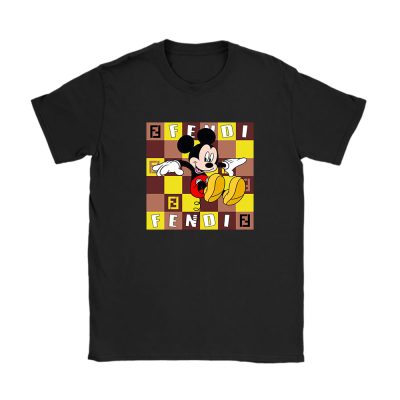 Mickey Mouse Fendi Unisex T-Shirt Cotton Tee TAT8265