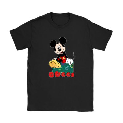 Mickey Mouse Gucci Unisex T-Shirt Cotton Tee TAT7603