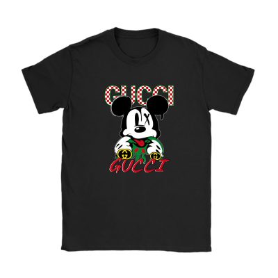 Mickey Mouse Gucci Unisex T-Shirt Cotton Tee TAT8275