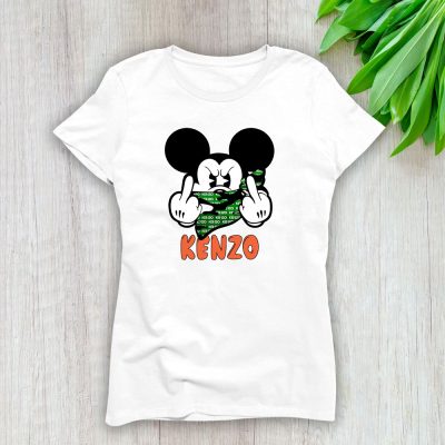 Mickey Mouse Kenzo Lady T-Shirt Women Cotton Tee TLT7604