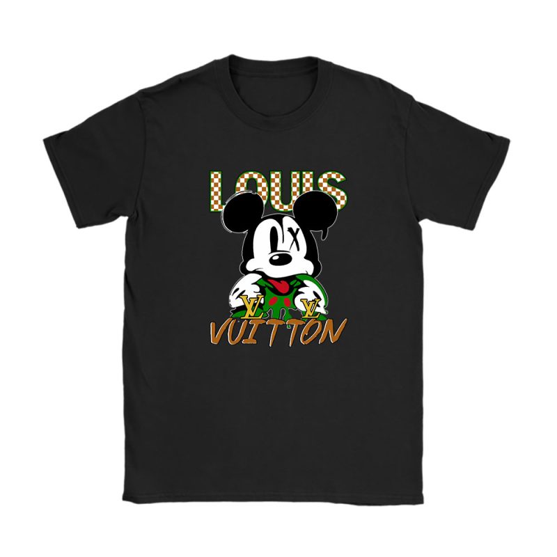 Mickey Mouse Louis Vuitton Unisex T-Shirt Cotton Tee TAT8291