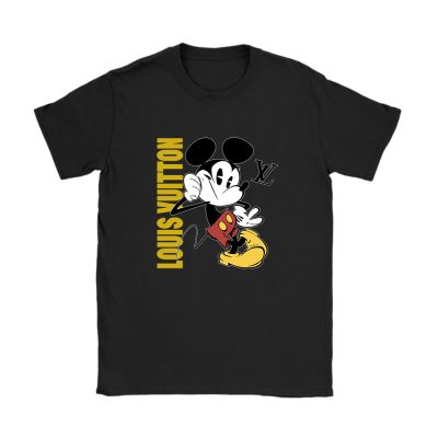 Mickey Mouse Louis Vuitton Unisex T-Shirt Cotton Tee TAT8294