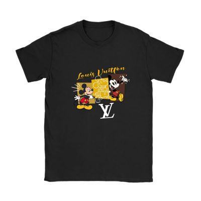 Mickey Mouse Louis Vuitton Unisex T-Shirt Cotton Tee TAT8297
