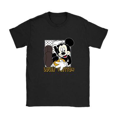 Mickey Mouse Louis Vuitton Unisex T-Shirt Cotton Tee TAT8298