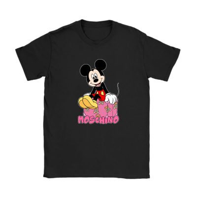 Mickey Mouse Moschino Unisex T-Shirt Cotton Tee TAT7612