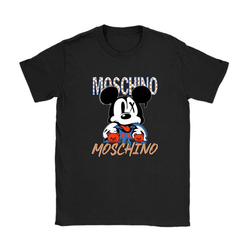 Mickey Mouse Moschino Unisex T-Shirt Cotton Tee TAT8300