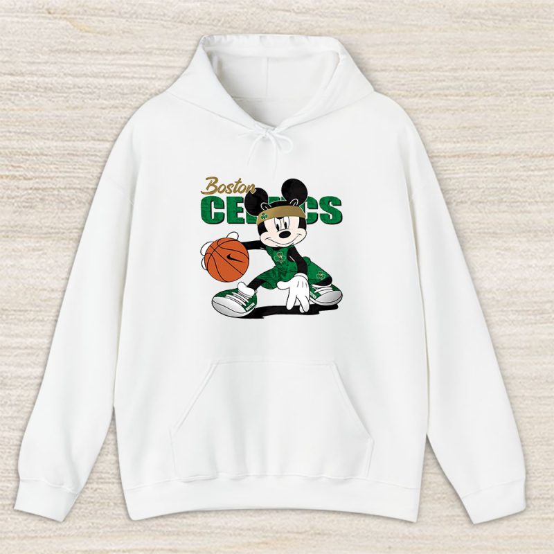 Mickey Mouse X Boston Celtics Team NBA Basketball Fan Unisex Hoodie TAH8610