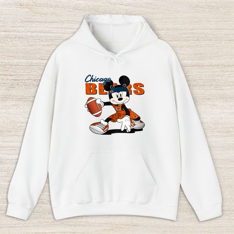 Mickey Mouse X Chicago Bears Team NFL American Football Unisex Hoodie TAH8628