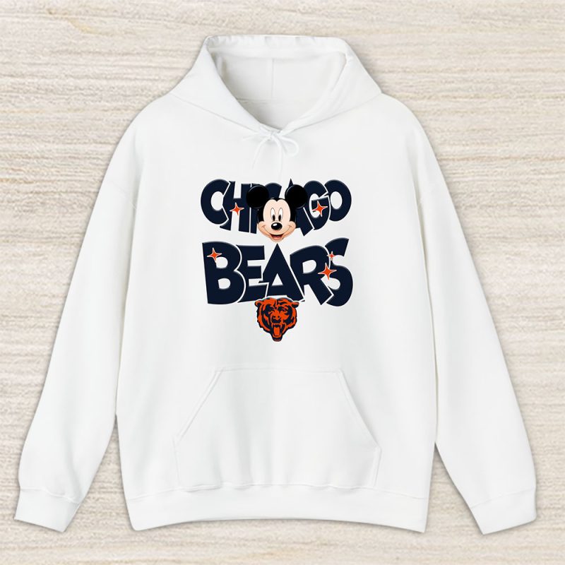 Mickey Mouse X Chicago Bears Team X NFL X American Football Unisex Hoodie TAH5914