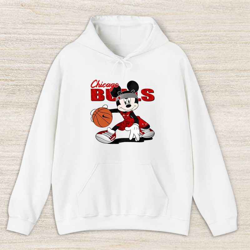 Mickey Mouse X Chicago Bulls Team NBA Basketball Fan Unisex Hoodie TAH8613