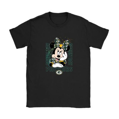 Mickey Mouse X Green Bay Packers Team X NFL X American Football Unisex T-Shirt TAT5921