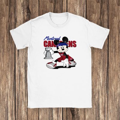 Mickey Mouse X Montreal Canadiens Team NHL Hockey Fan Unisex T-Shirt Cotton Tee TAT8641