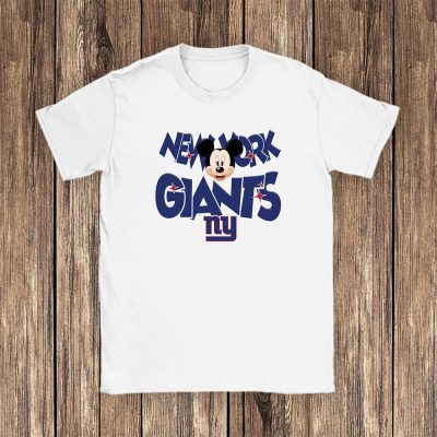 Mickey Mouse X New York Giants Team X NFL X American Football Unisex T-Shirt TAT5924