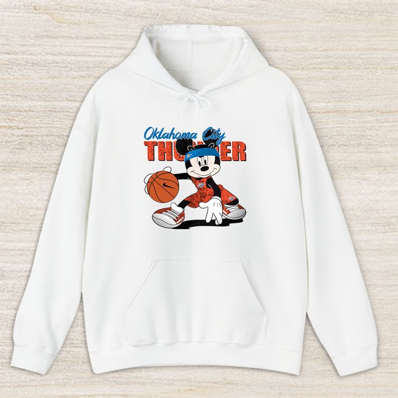 Mickey Mouse X Oklahoma City Thunder Team NBA Basketball Fan Unisex Hoodie TAH8626