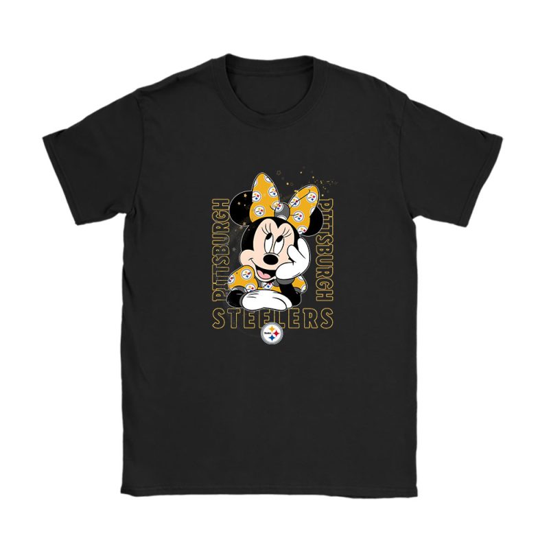 Mickey Mouse X Pittsburgh Steelers Team X NFL X American Football Unisex T-Shirt TAT5929