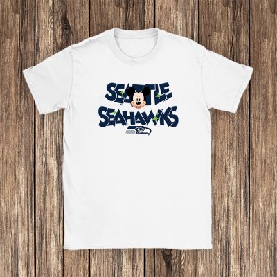 Mickey Mouse X Seattle Seahawks Team X NFL X American Football Unisex T-Shirt TAT5930