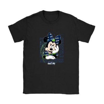 Mickey Mouse X Seattle Seahawks Team X NFL X American Football Unisex T-Shirt TAT5931