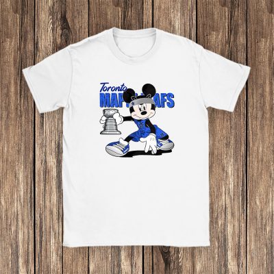 Mickey Mouse X Toronto Maple Leafs Team NHL Hockey Fan Unisex T-Shirt Cotton Tee TAT8645