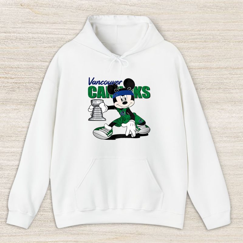 Mickey Mouse X Vancouver Canucks Team NHL Hockey Fan Unisex Hoodie TAH8646