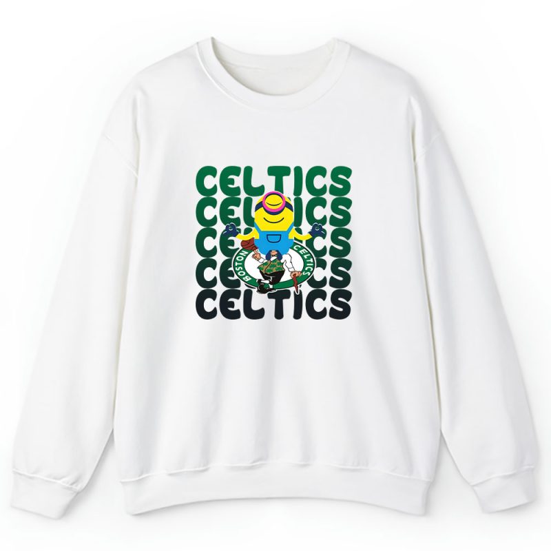 Minion X Boston Celtics Team NBA Basketball Unisex Sweatshirt TAS6459