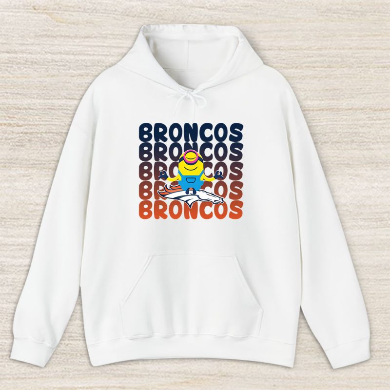 Minion X Denver Broncos Team X NFL X American Football Unisex Hoodie TAH5887