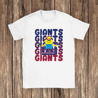 Minion X New York Giants Team X NFL X American Football Unisex T-Shirt TAT5890