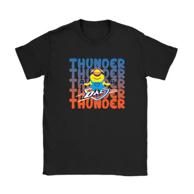 Minion X Oklahoma City Thunder Team Nba Basketball Unisex T-Shirt Cotton Tee TAT6467
