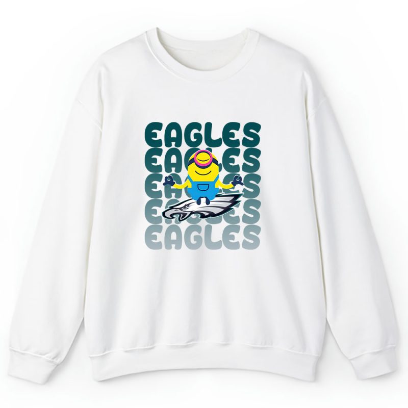 Minion X Philadelphia Eagles Team X NFL X American Football Unisex Sweatshirt TAS5891