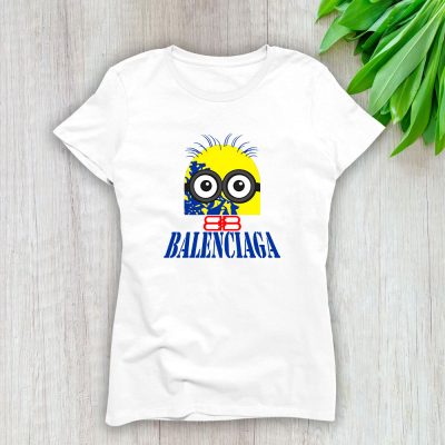 Minions Despicable Me Balenciaga Brand Lady T-Shirt Cotton Tee TLT6304